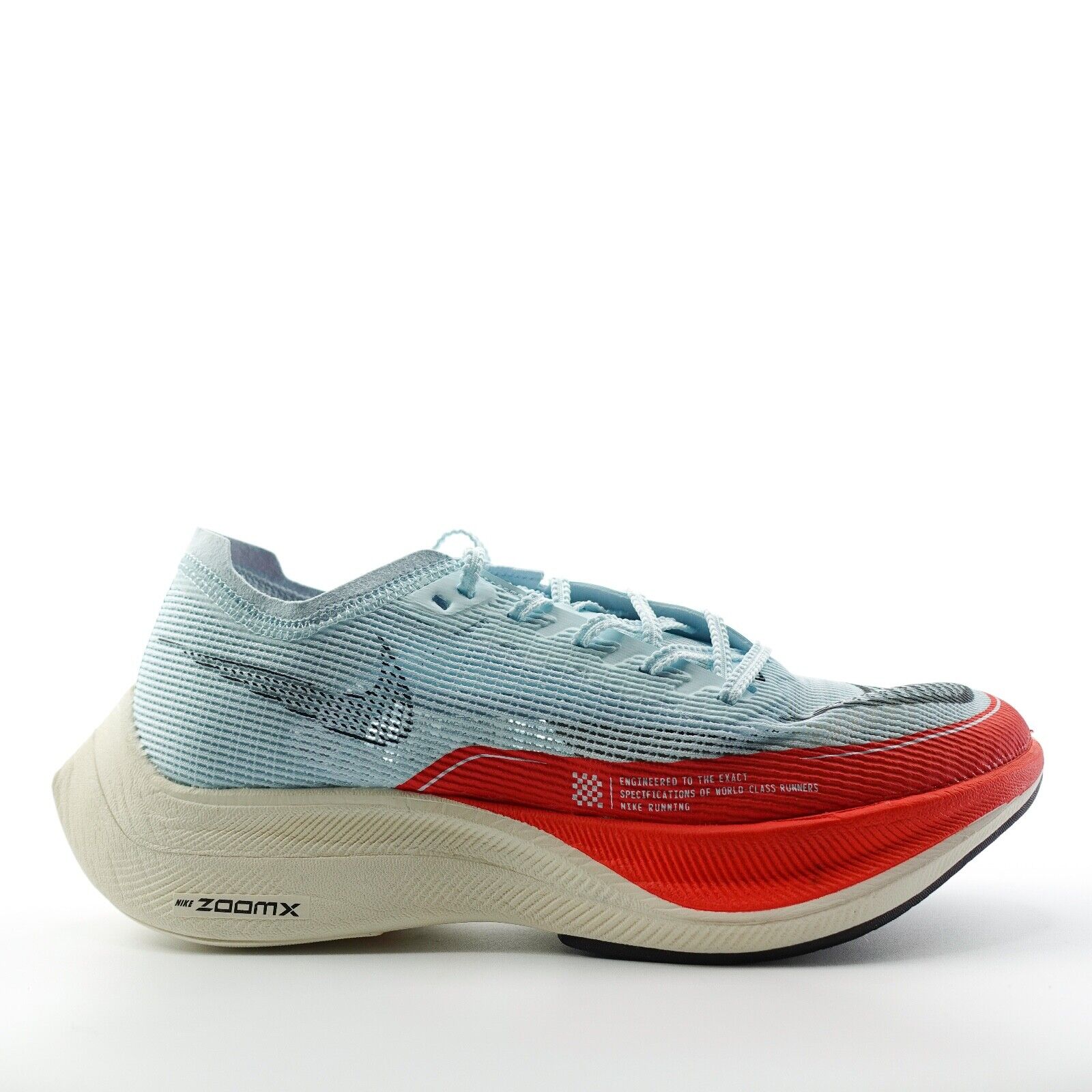 Nike Zoomx Vaporfly Next% 2 Glacier Blue Red Cu4111-400 Mens Size 6 / Womens 7.5